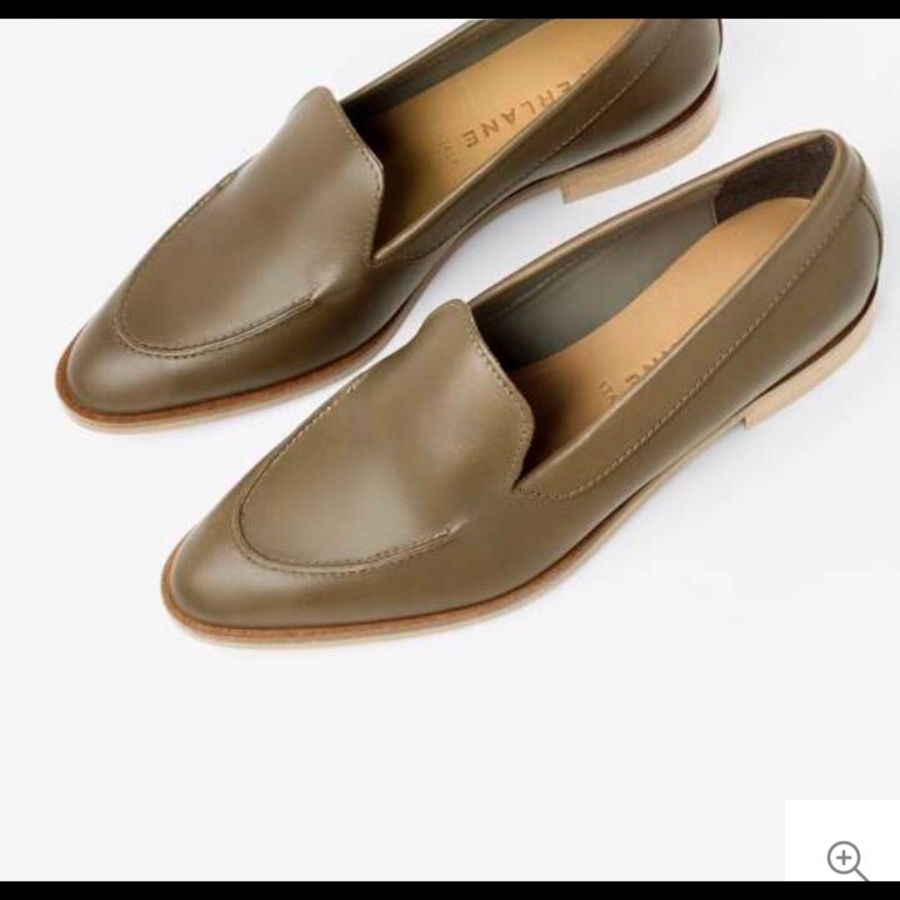 Everlane Modern Loafer, Olive size 8.5